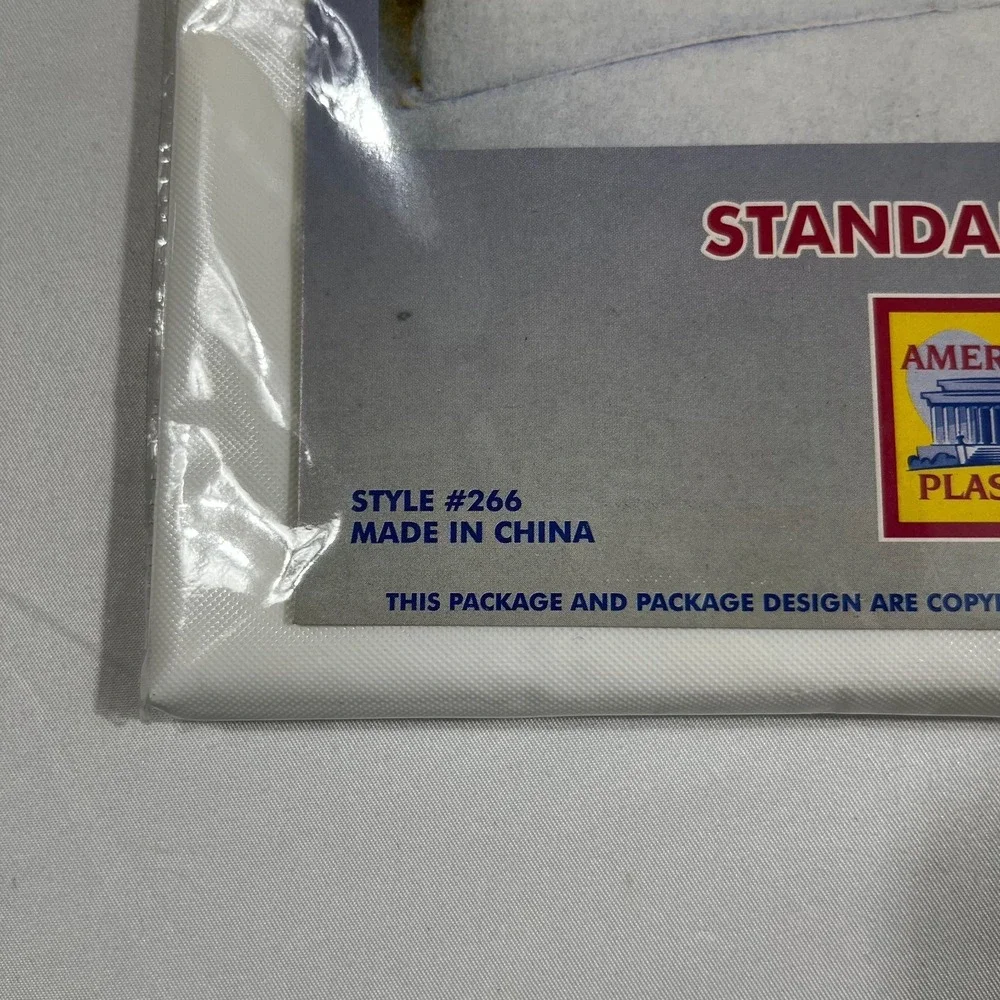 American Plastics 2 Pillow Covers Zippered Waterproof Standard Size Style 266